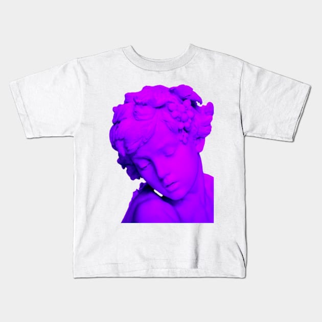 Vaporwave romance Kids T-Shirt by LecricJr